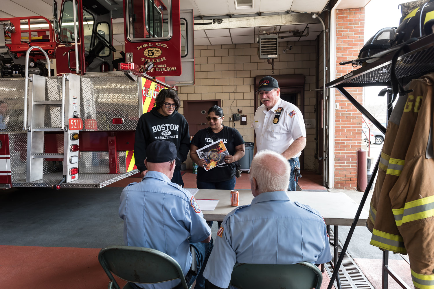 Volunteer Recruitment Day at the Glen Cove Fire Department Herald
